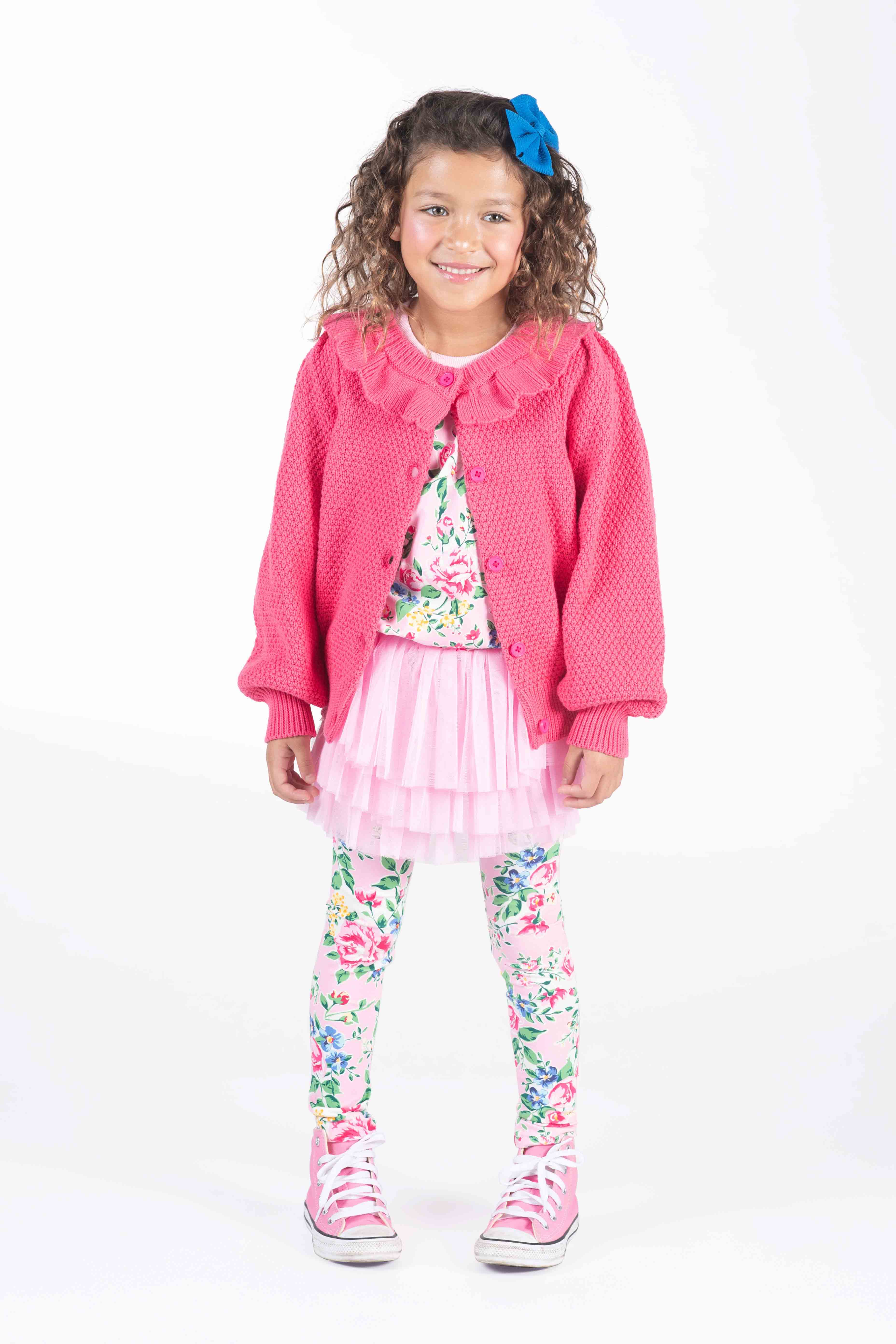 Rock Your Baby Hot Pink Knit Cardigan - Image 2