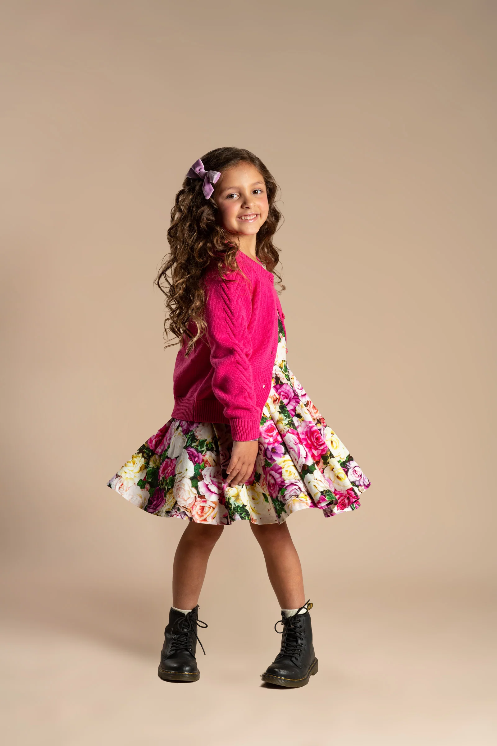 Rock Your Baby  Knit Cardigan - Hot Pink - Image 4