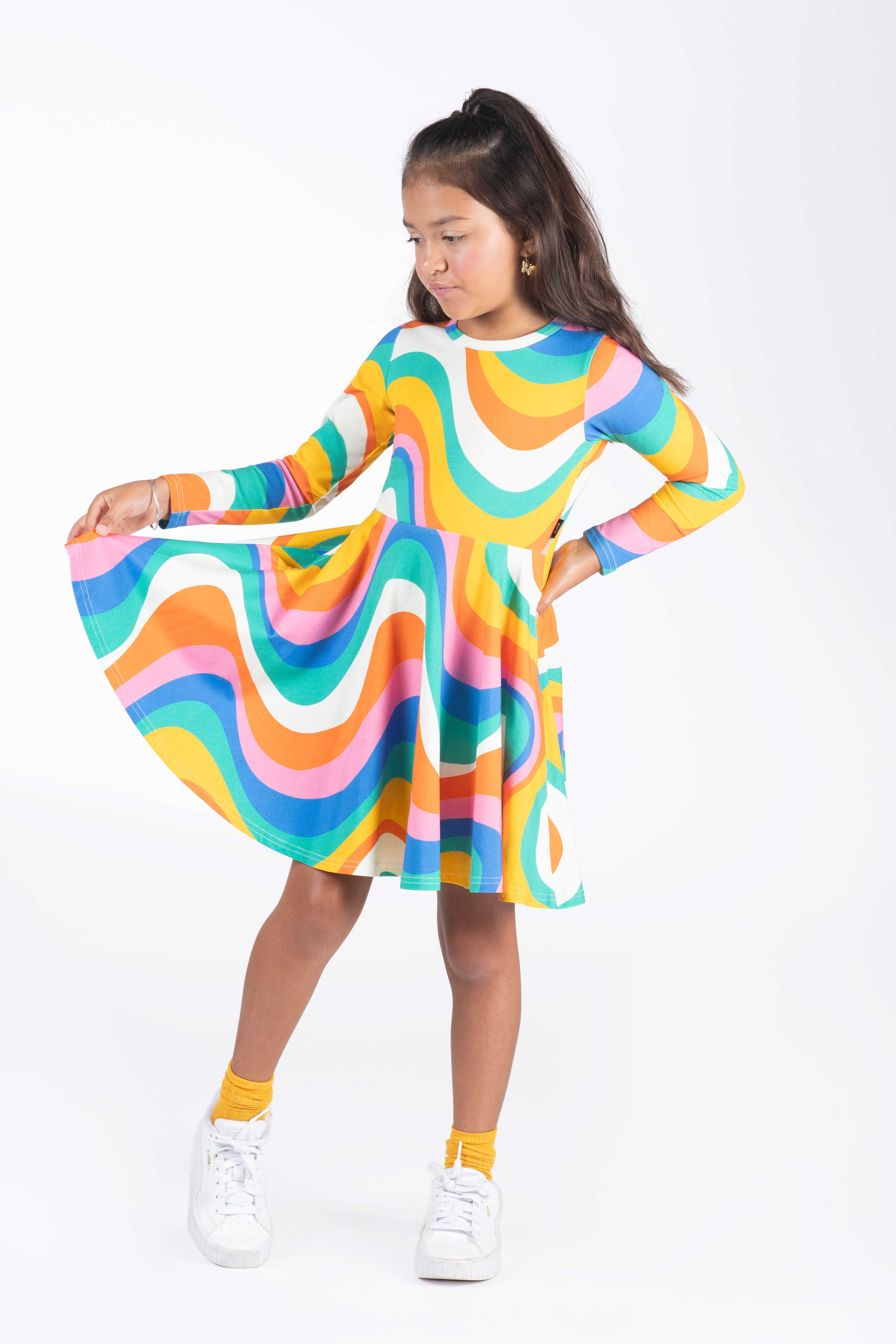 Into The Groove Waisted Dress - Image 2