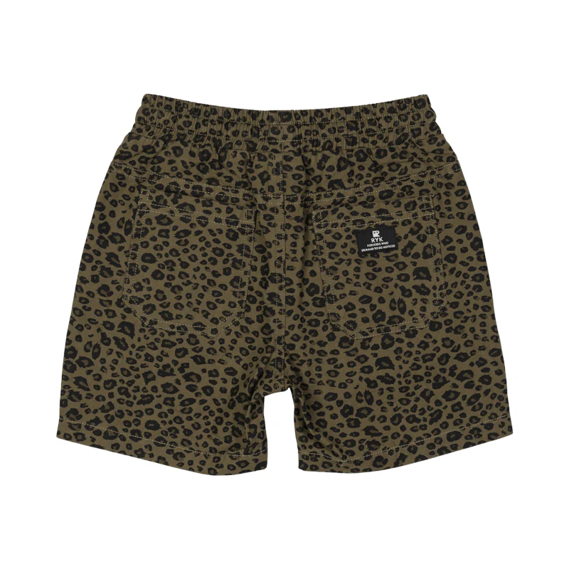 Rock Your Baby Khaki Leopard Shorts - Image 3