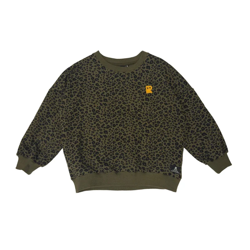 Rock Your Baby Khaki Leopard Sweatshirt