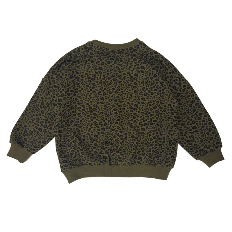 Rock Your Baby Khaki Leopard Sweatshirt - Image 3