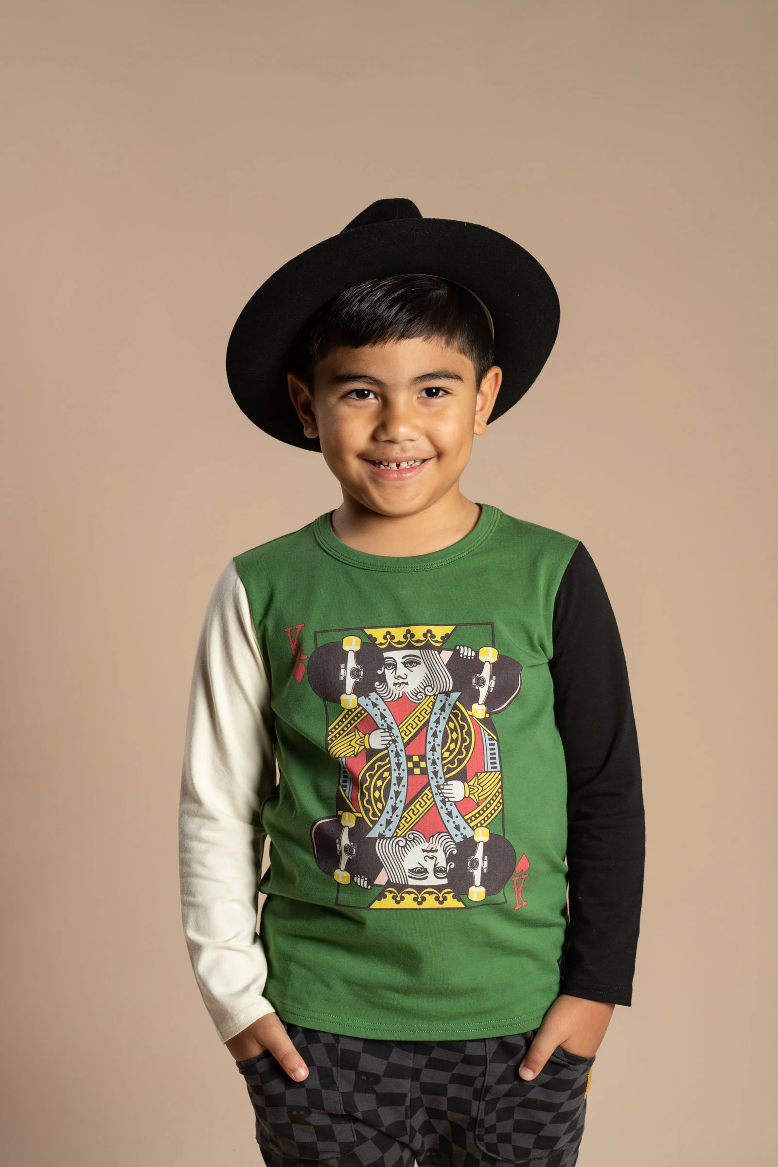 Rock Your Baby King Of Hearts Long Sleeve T-Shirt - Image 2
