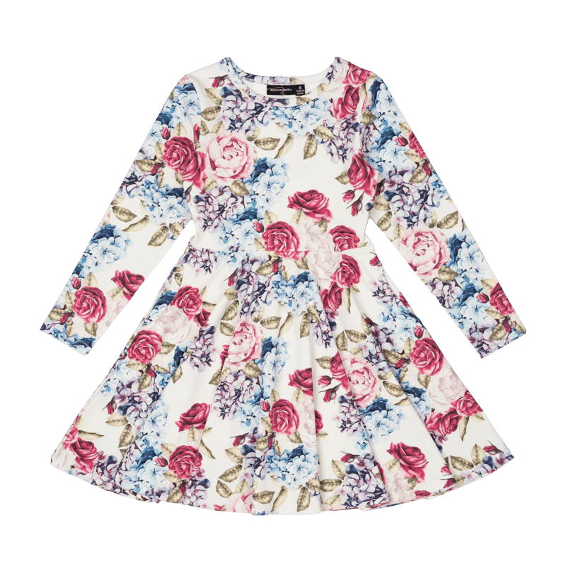Rock Your Baby Lena Long Sleeve Waisted Dress