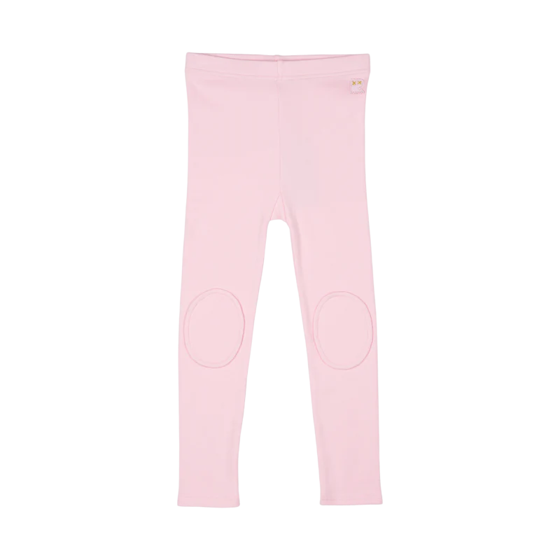 Rock Your Baby Light Pink Knee Patch Tights