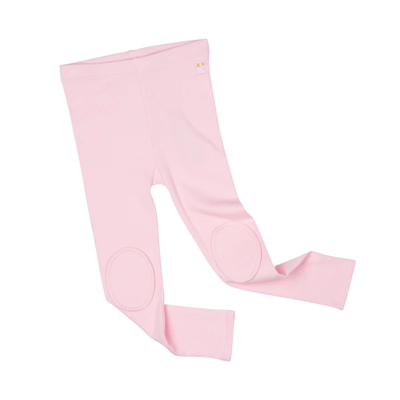 Rock Your Baby Light Pink Knee Patch Tights - Image 3