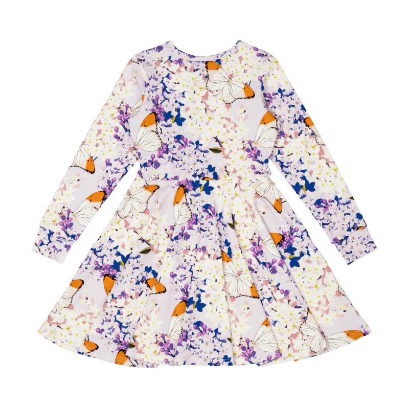 Rock Your Baby Lilac Florals Waisted Dress - Image 2