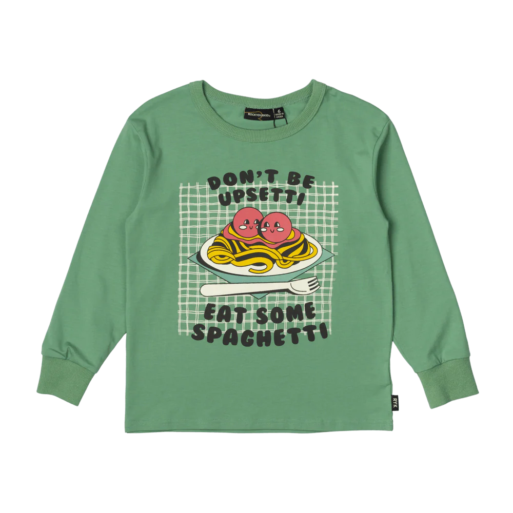 Long Sleeve T-Shirt - Eat Some Spaghetti
