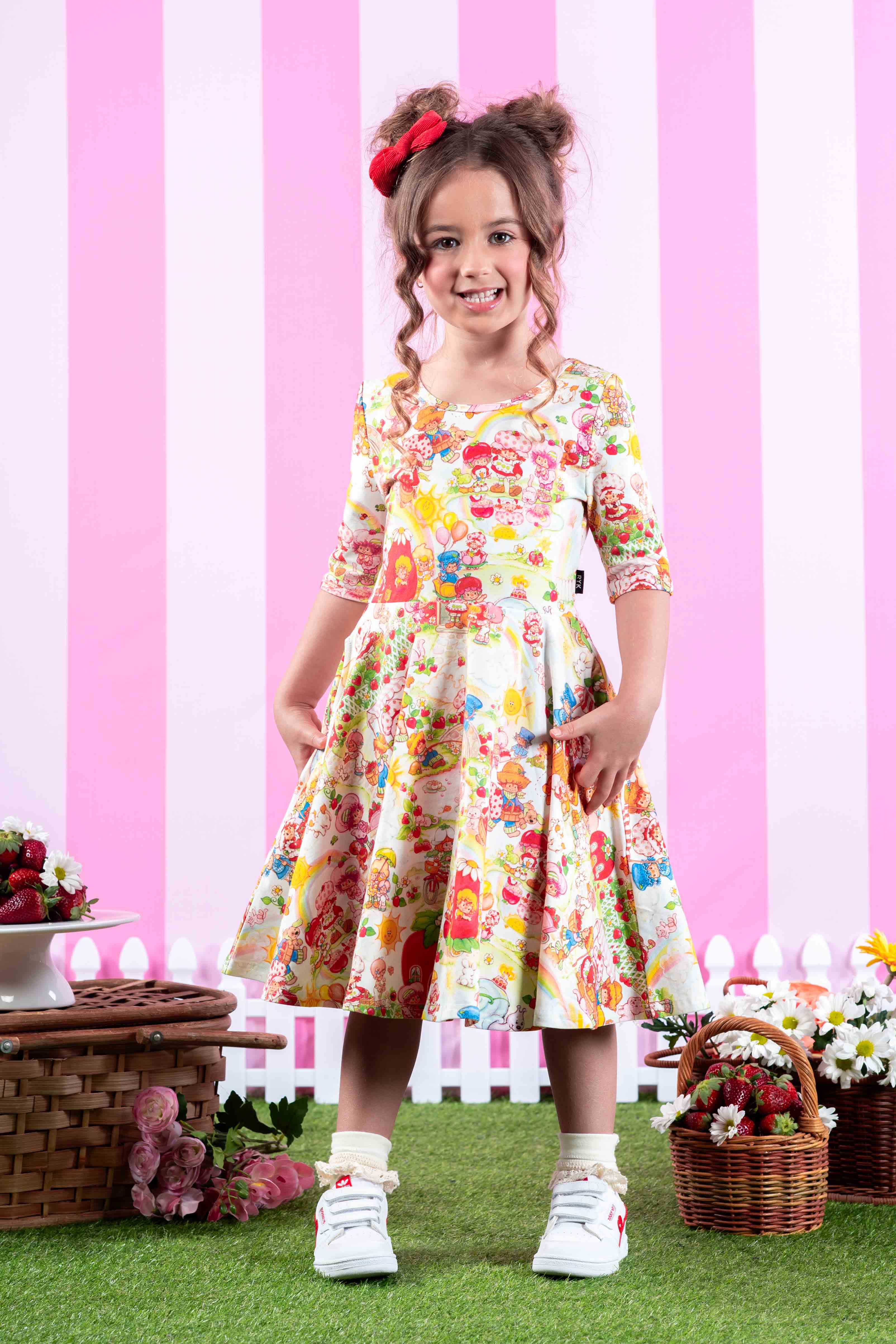 Rock Your Baby Mabel Dress - Strawberry Land - Image 2