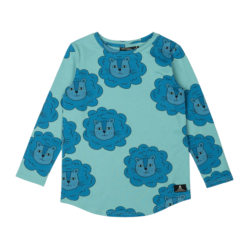Rock Your Baby Mane Event Blue Long Sleeve T-Shirt