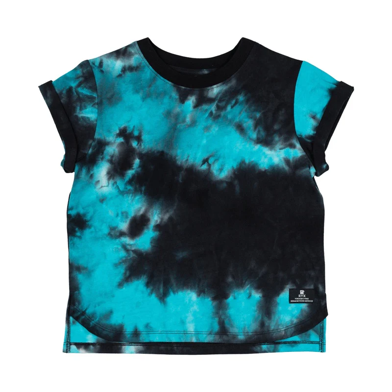 Rock Your Baby Marble Tie Dye Short Sleeve T-Shirt Boxy Fit