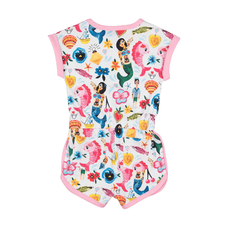 Rock Your Baby Mermaids Romper - Image 2