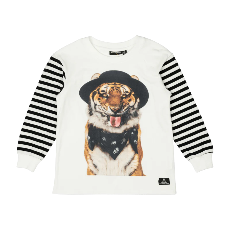 Rock Your Baby Music Long Sleeve Boxy Fit T-Shirt