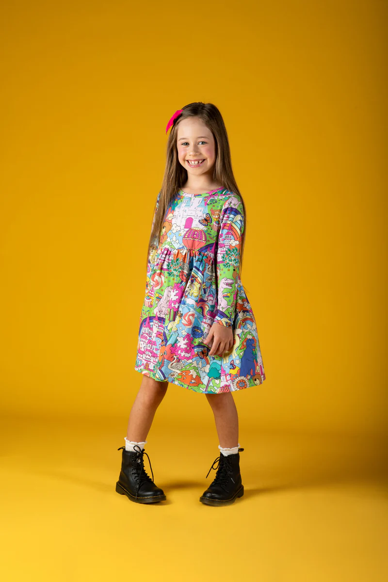 Rock Your Baby My Wonderland Long Sleeve Dress - Image 2