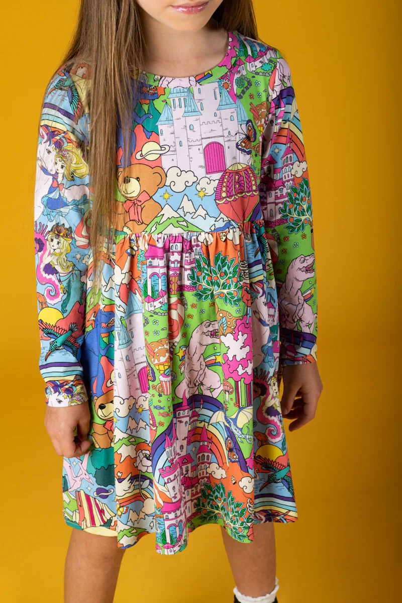Rock Your Baby My Wonderland Long Sleeve Dress - Image 4