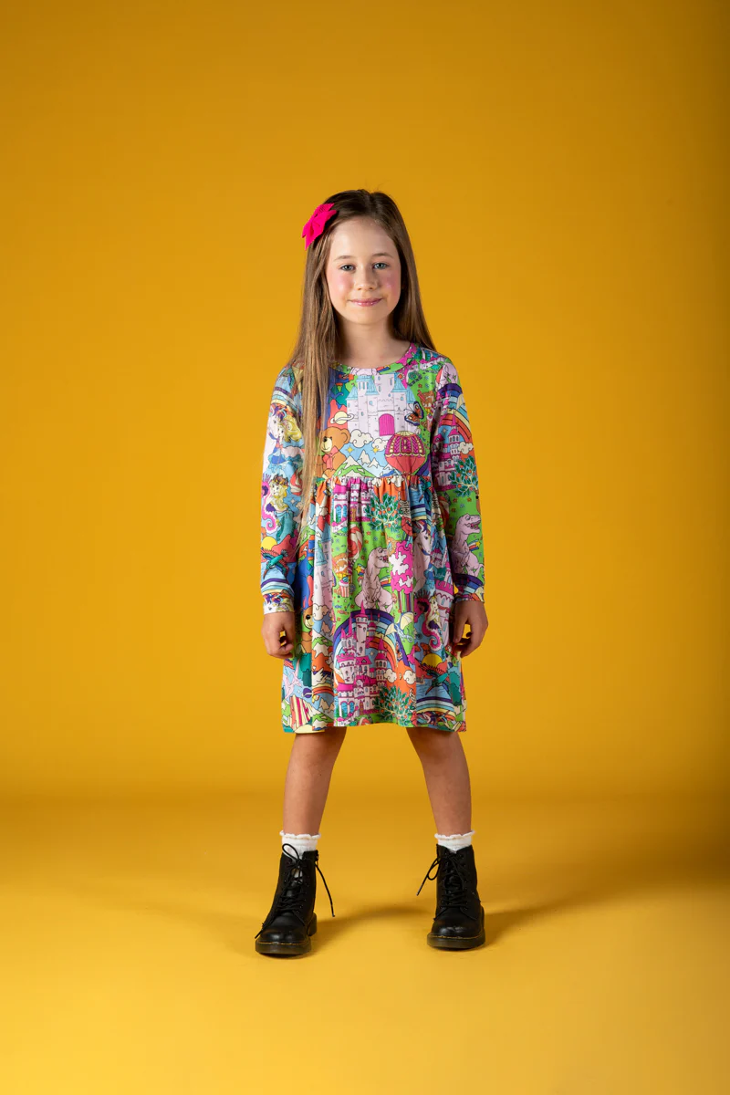 Rock Your Baby My Wonderland Long Sleeve Dress - Image 5