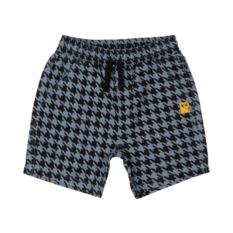 Rock Your Baby Navy Houndstooth Shorts