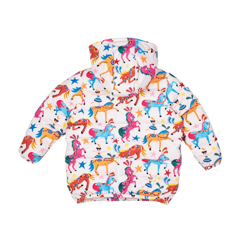 Rock Your Baby Parade Long Hooded Puffer Jacket With Lining - Image 3