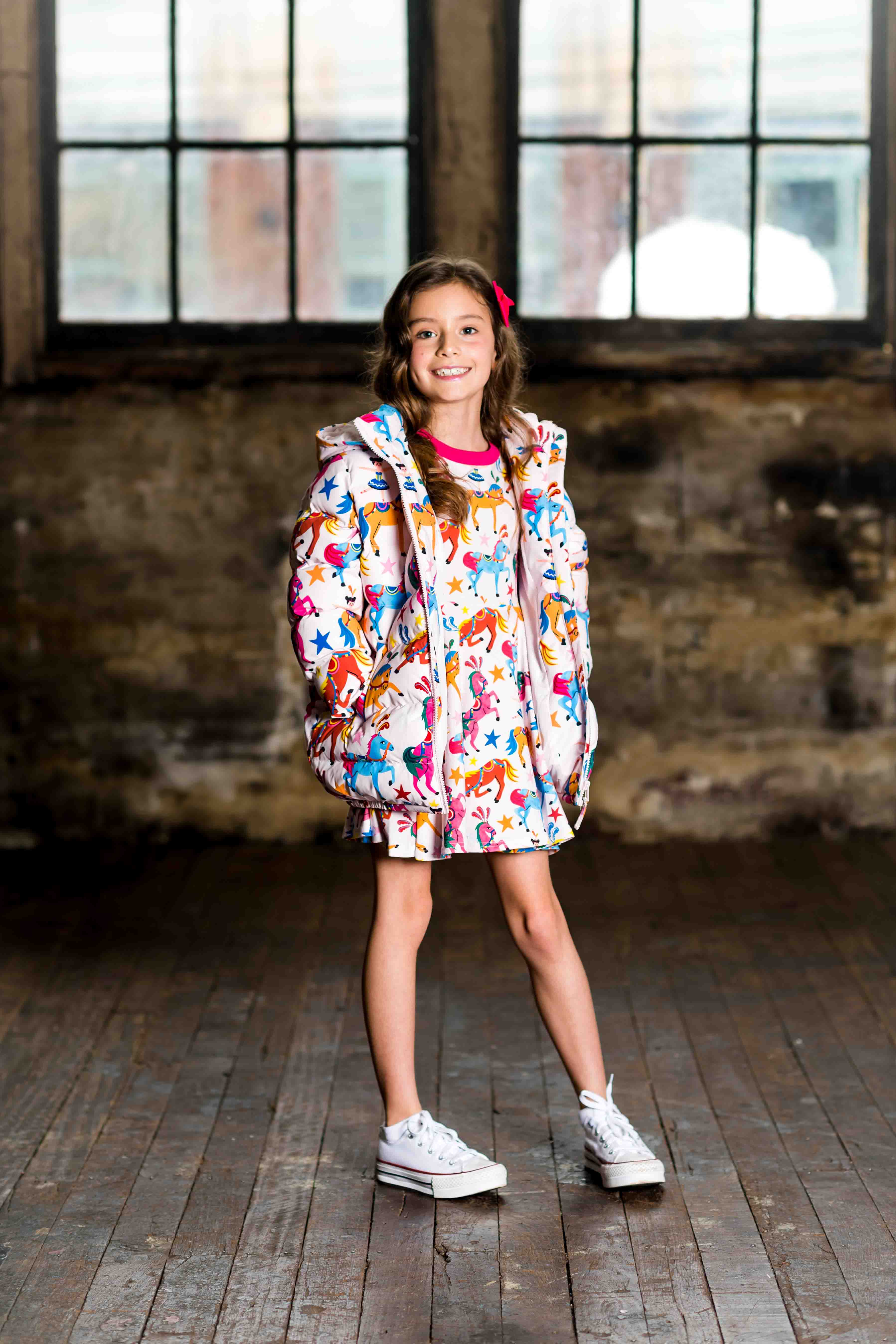 Rock Your Baby Parade Long Sleeve Waisted Dress - Image 2