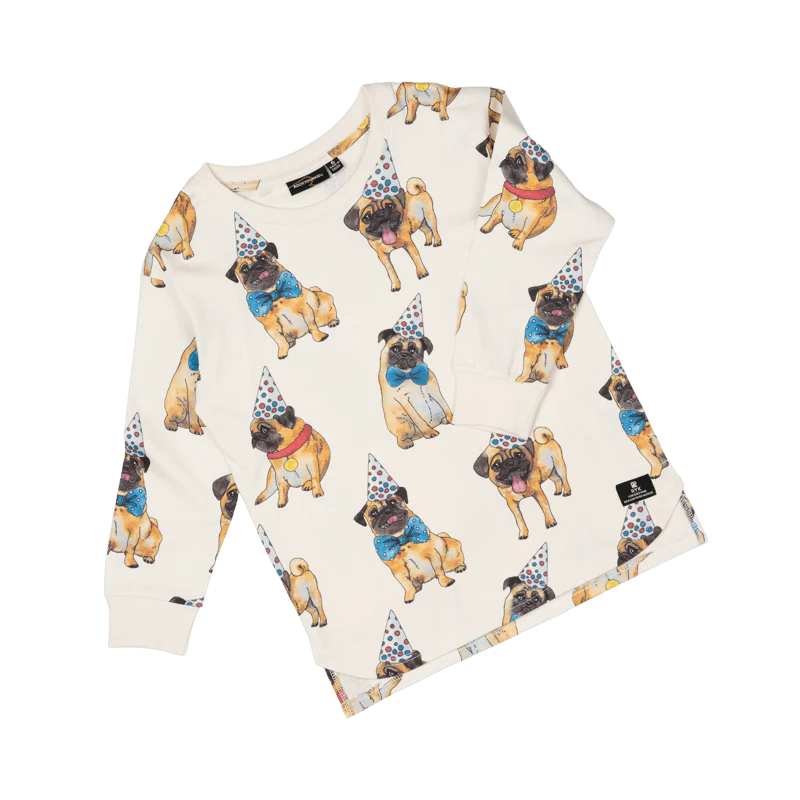 Rock Your Baby Party Animal Long Sleeve Boxy Fit T-Shirt - Image 3