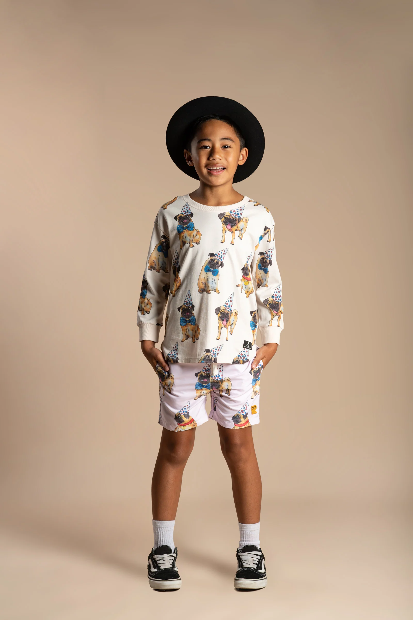 Rock Your Baby Party Animal Long Sleeve Boxy Fit T-Shirt - Image 4