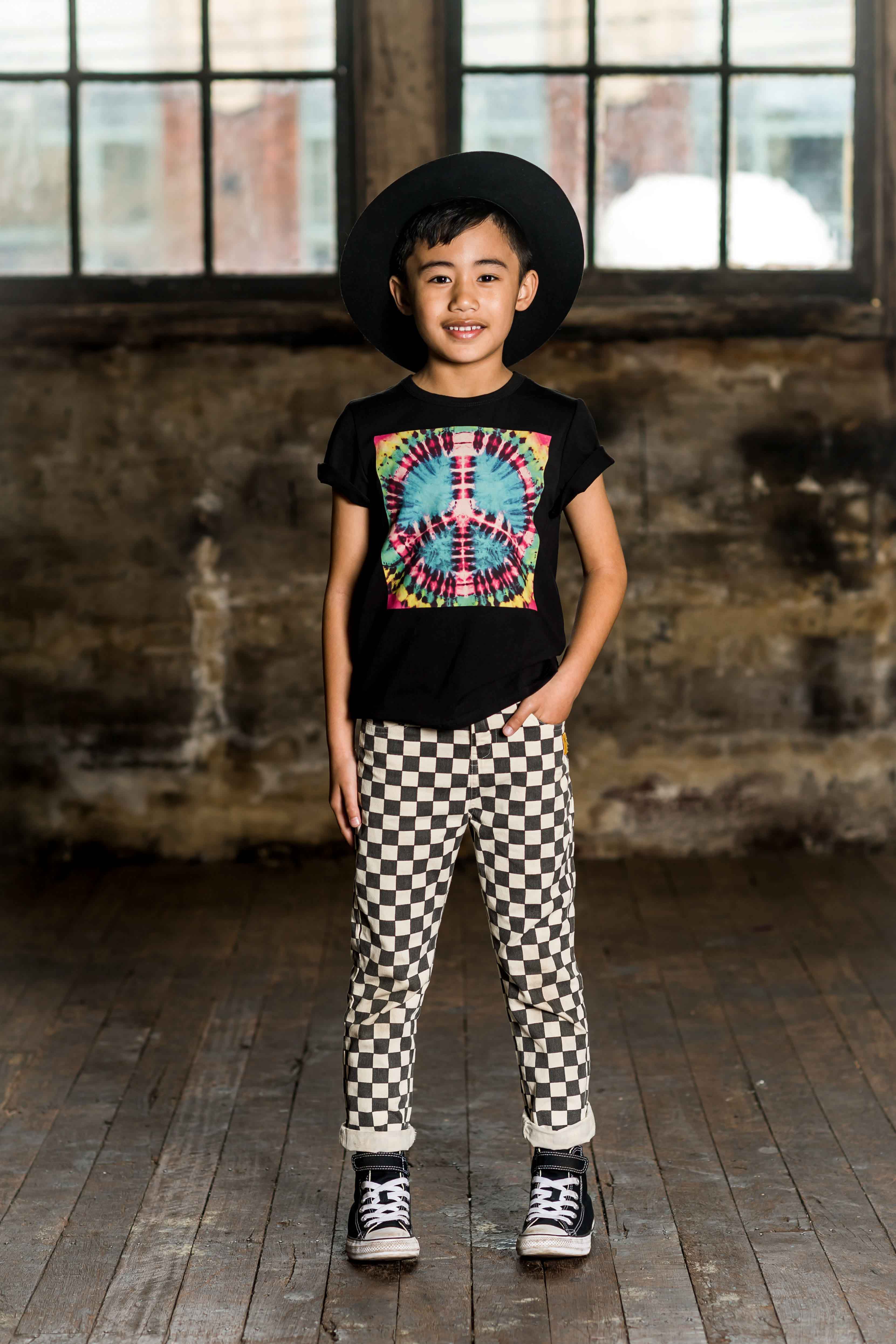 Rock Your Baby Peace Out Short Sleeve T-Shirt - Black - Image 2