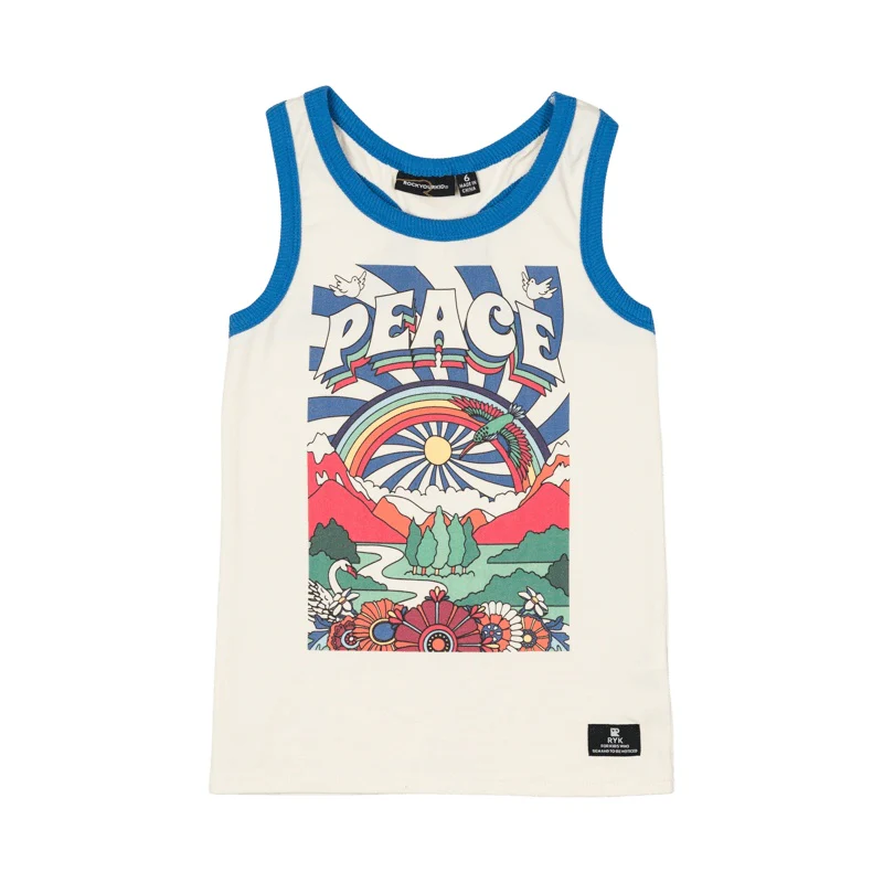 Rock Your Baby Peace Singlet