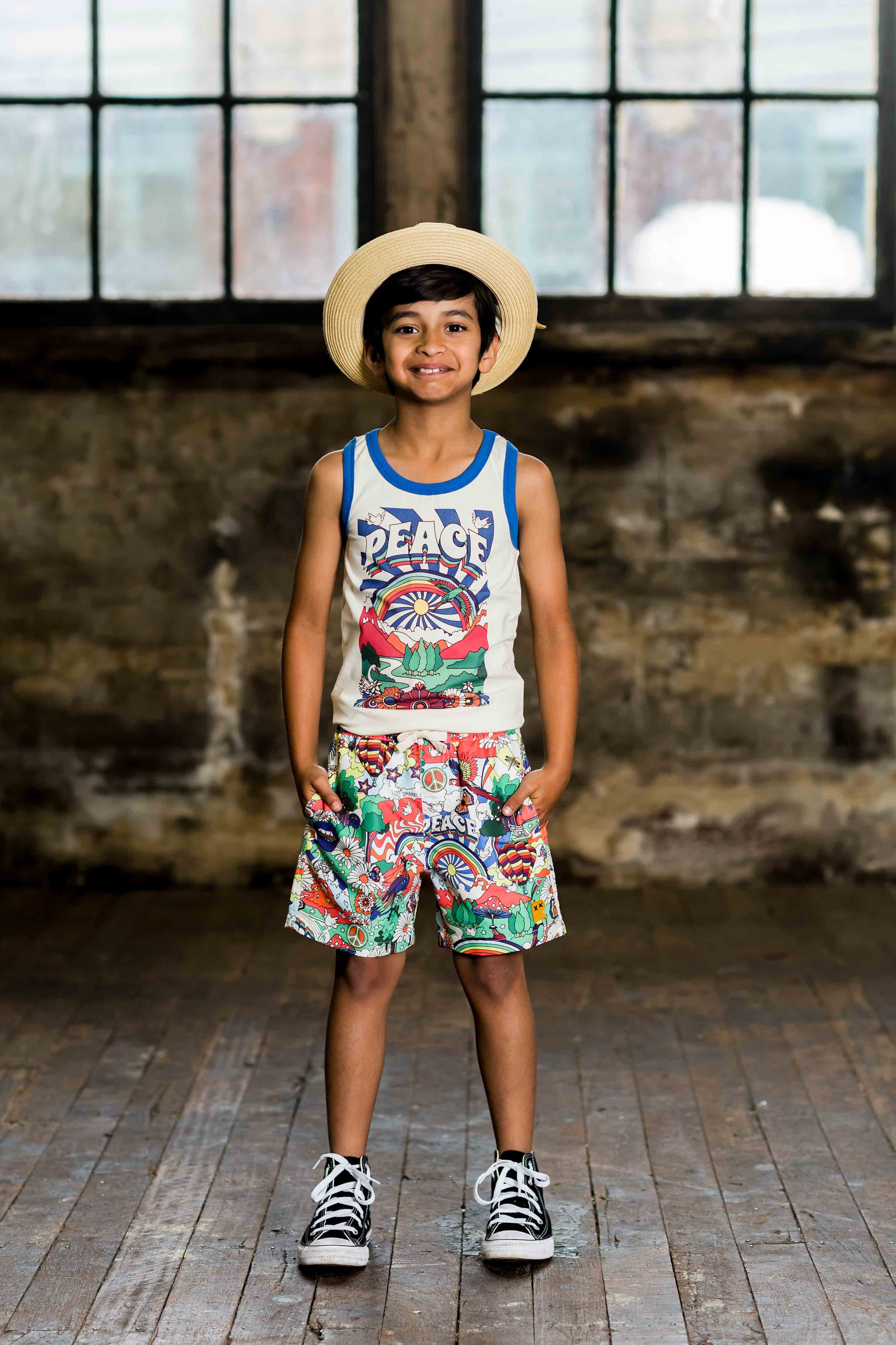 Rock Your Baby Peace Singlet - Image 2