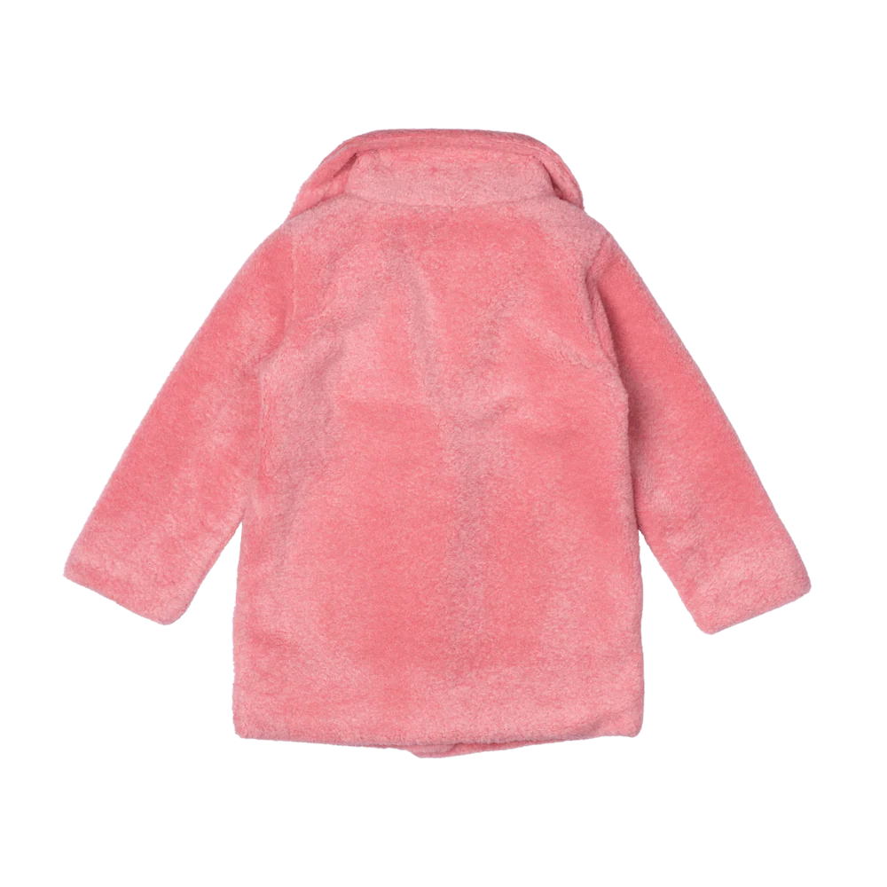 Rock Your Baby Pink Faux Sherpa Jacket - Image 4