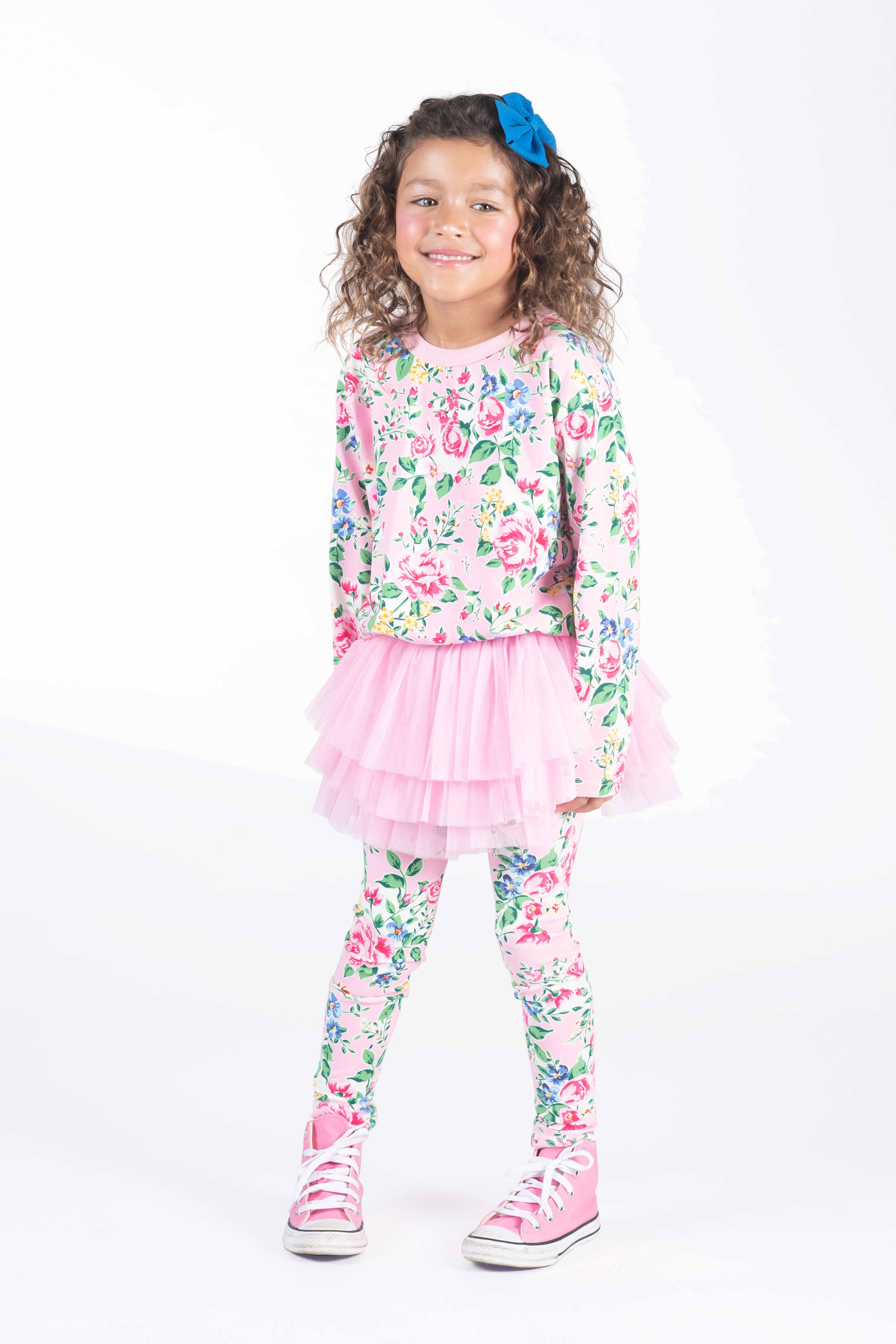 Pink Garden Long Sleeve T-Shirt - Image 4