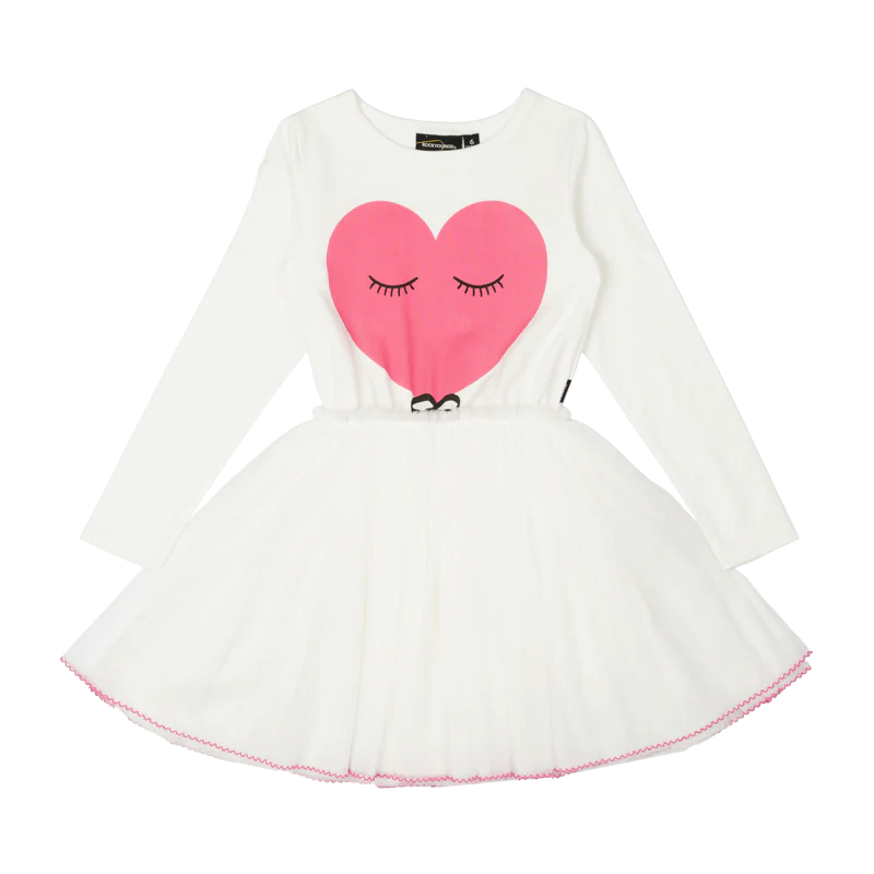 Rock Your Baby Pink Heart Circus Dress