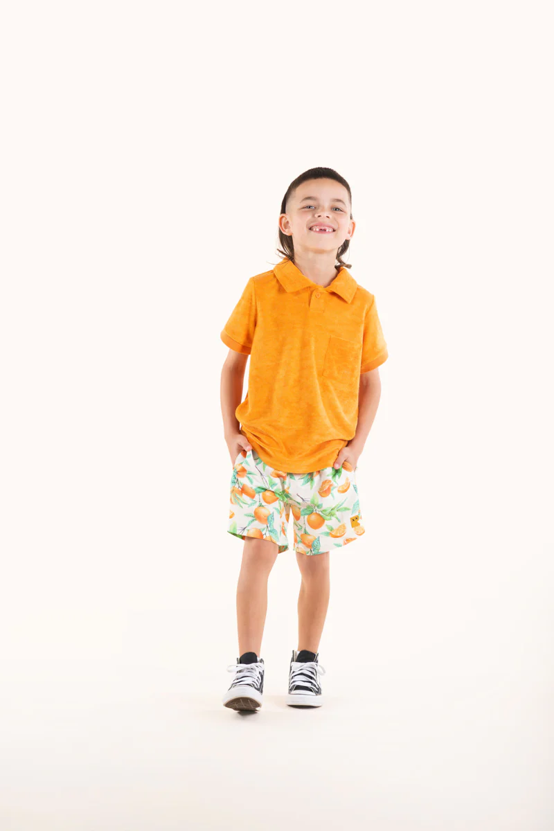 Rock Your Baby Polo T-Shirt - Ochre - Image 5