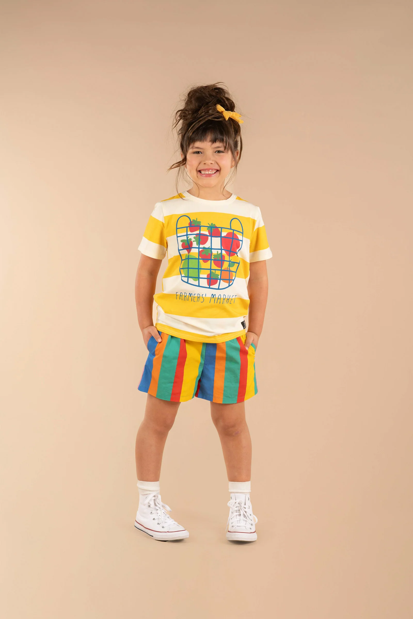 Rock Your Baby Rainbow Stripes Shorts - Image 4