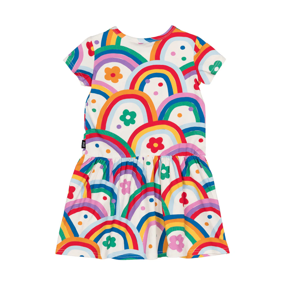 Rock Your Baby Rainbows and Confetti Drop Waist Dress - Image 3