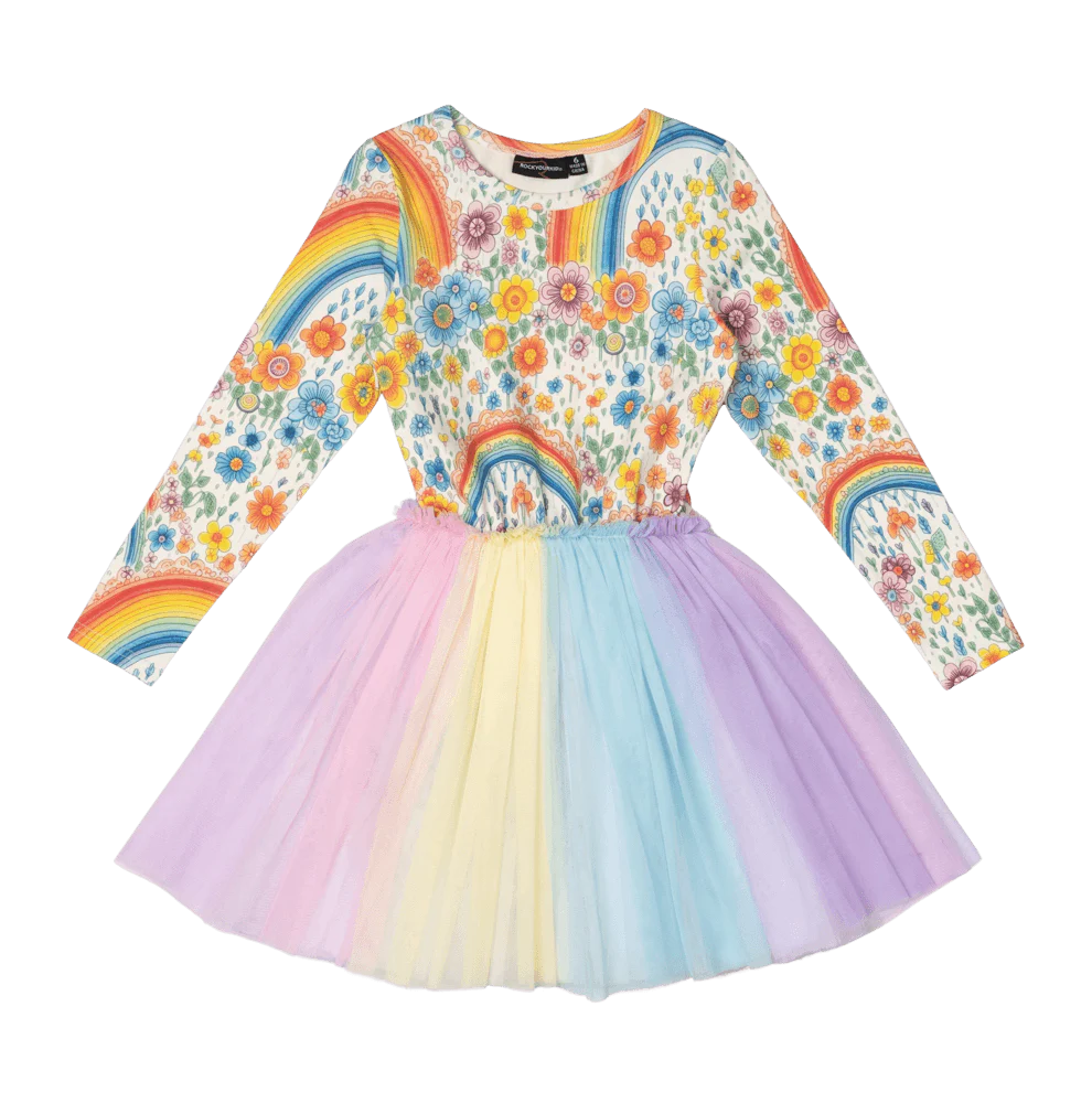 Rainbows And Flowers Circus Dress