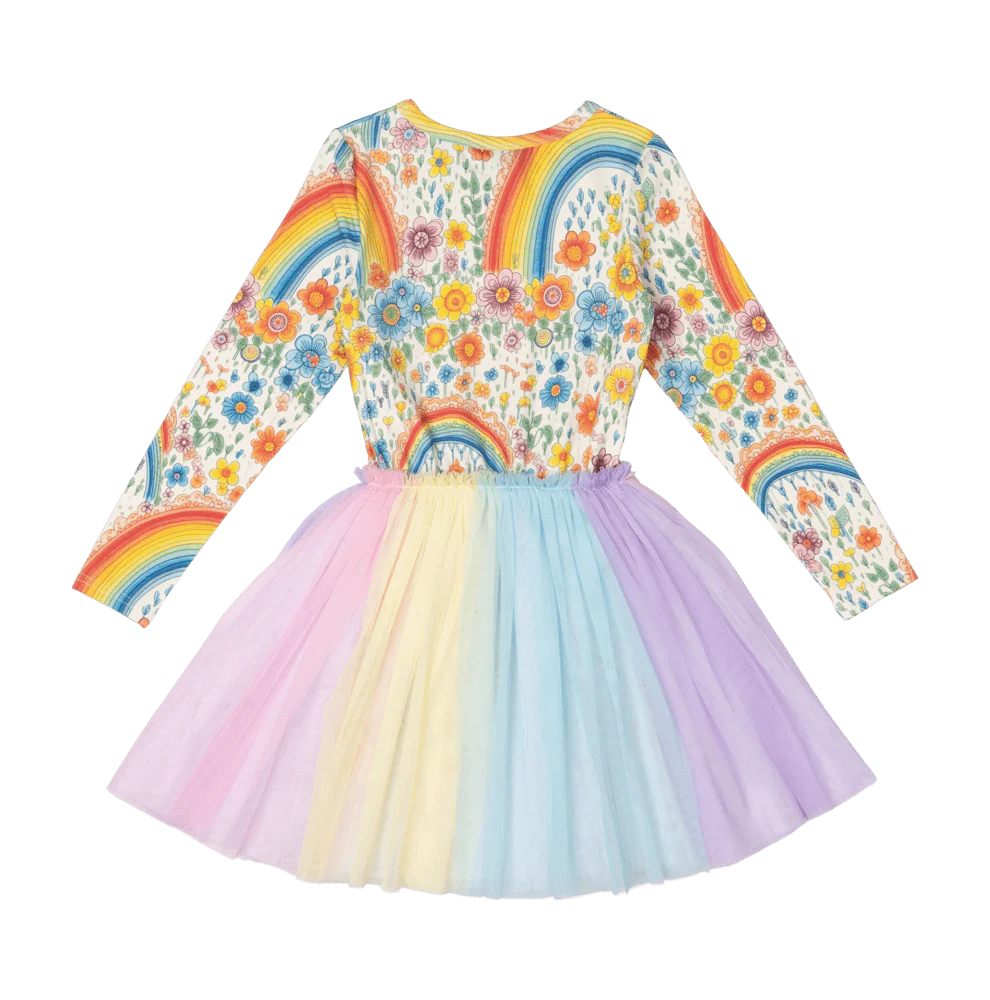 Rainbows And Flowers Circus Dress - Image 3