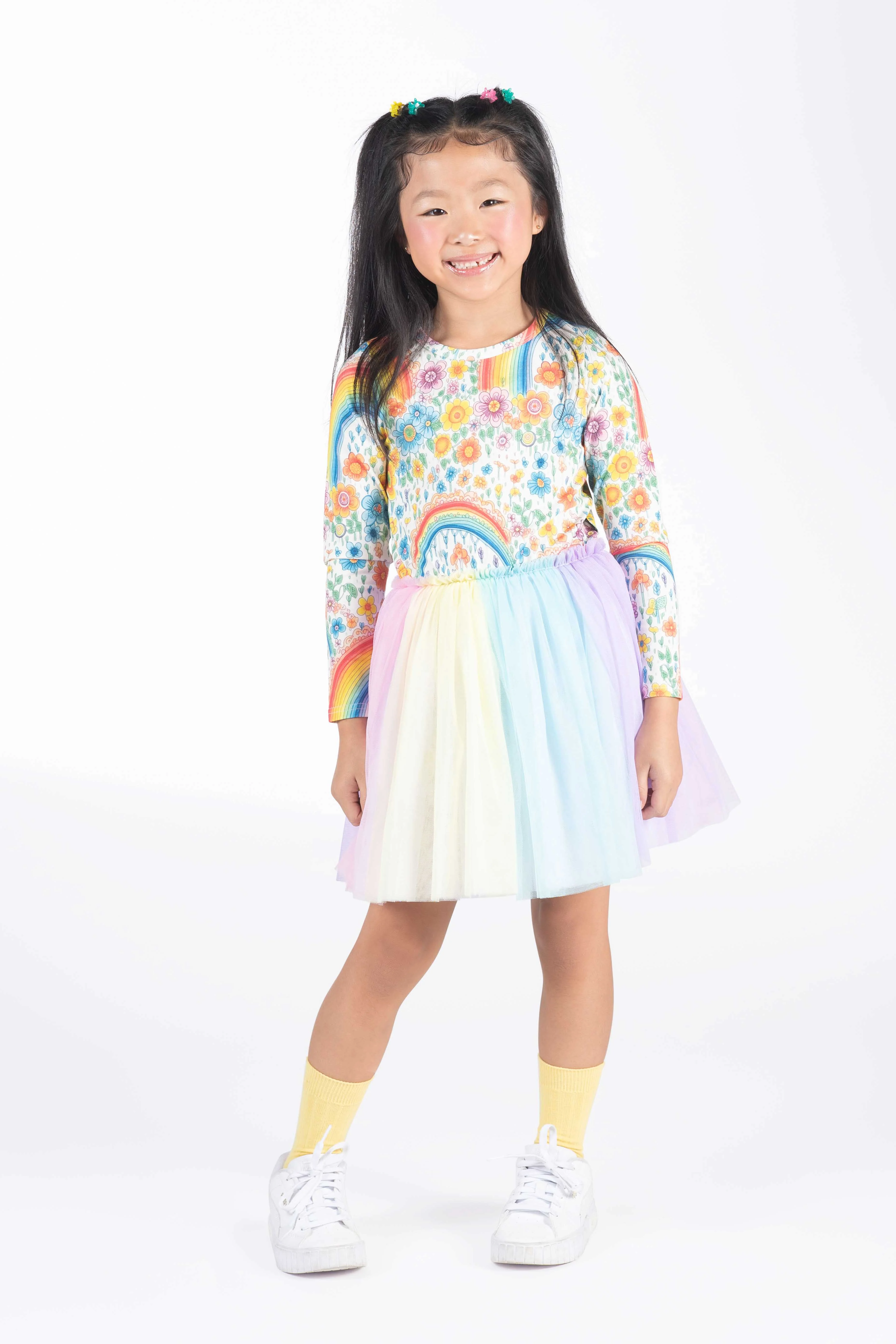 Rainbows And Flowers Circus Dress - Image 5