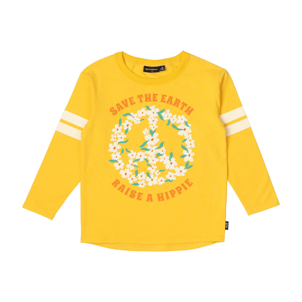 Rock Your Baby Raise A Hippie Long Sleeve T-Shirt