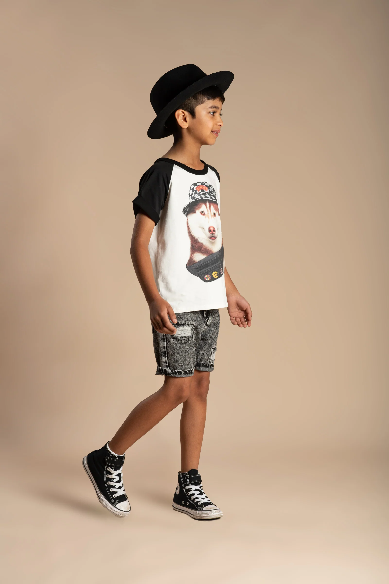 Rock Your Baby Rock N Roll Dog Boxy Fit T-Shirt - Image 4