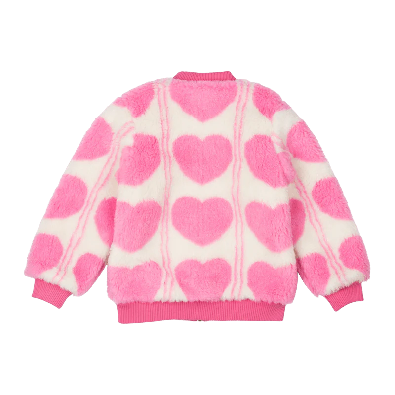 Rock Your Baby Sherpa Heart Faux Sherpa Jacket - Image 5