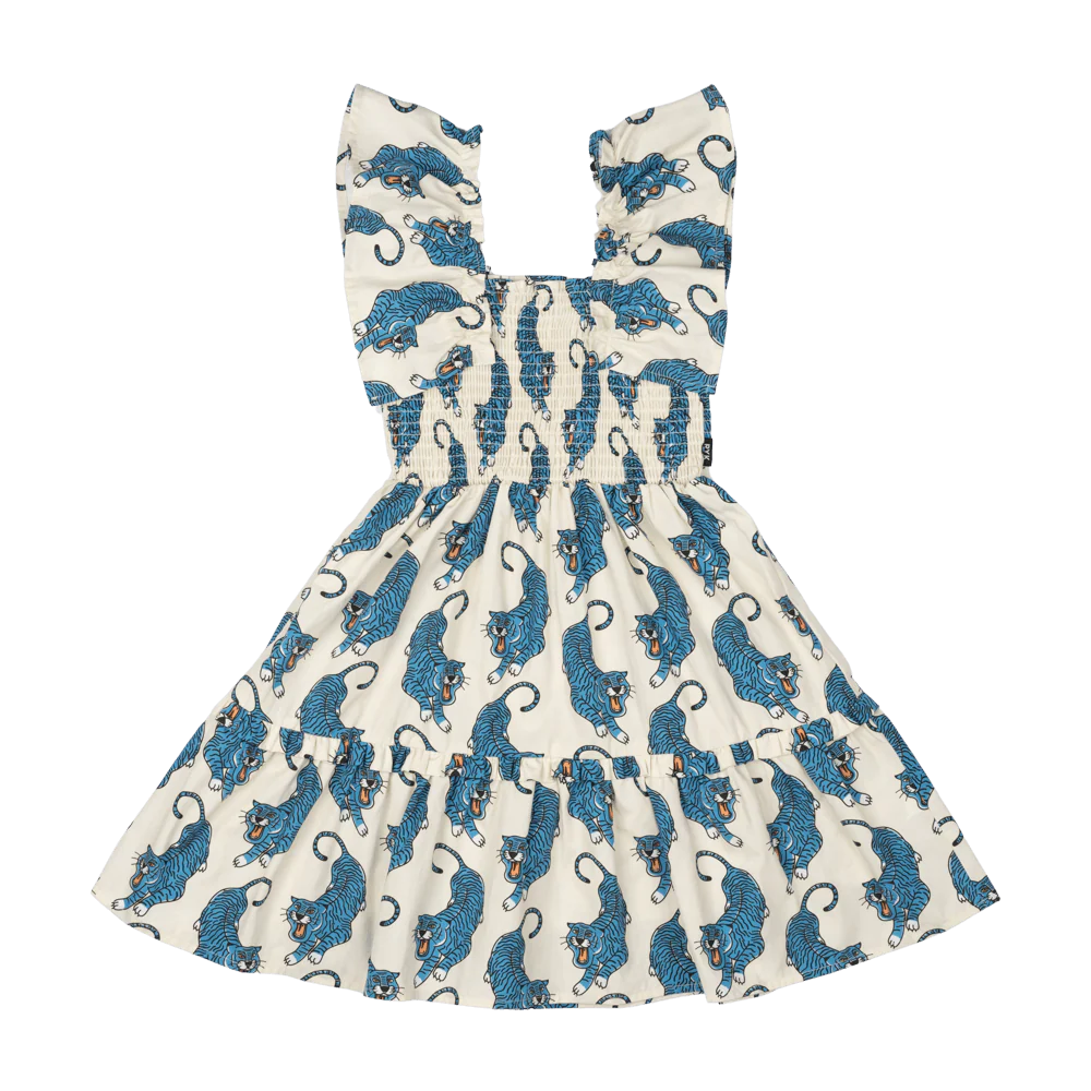 Rock Your Baby Shirred Dress - Go Tiger