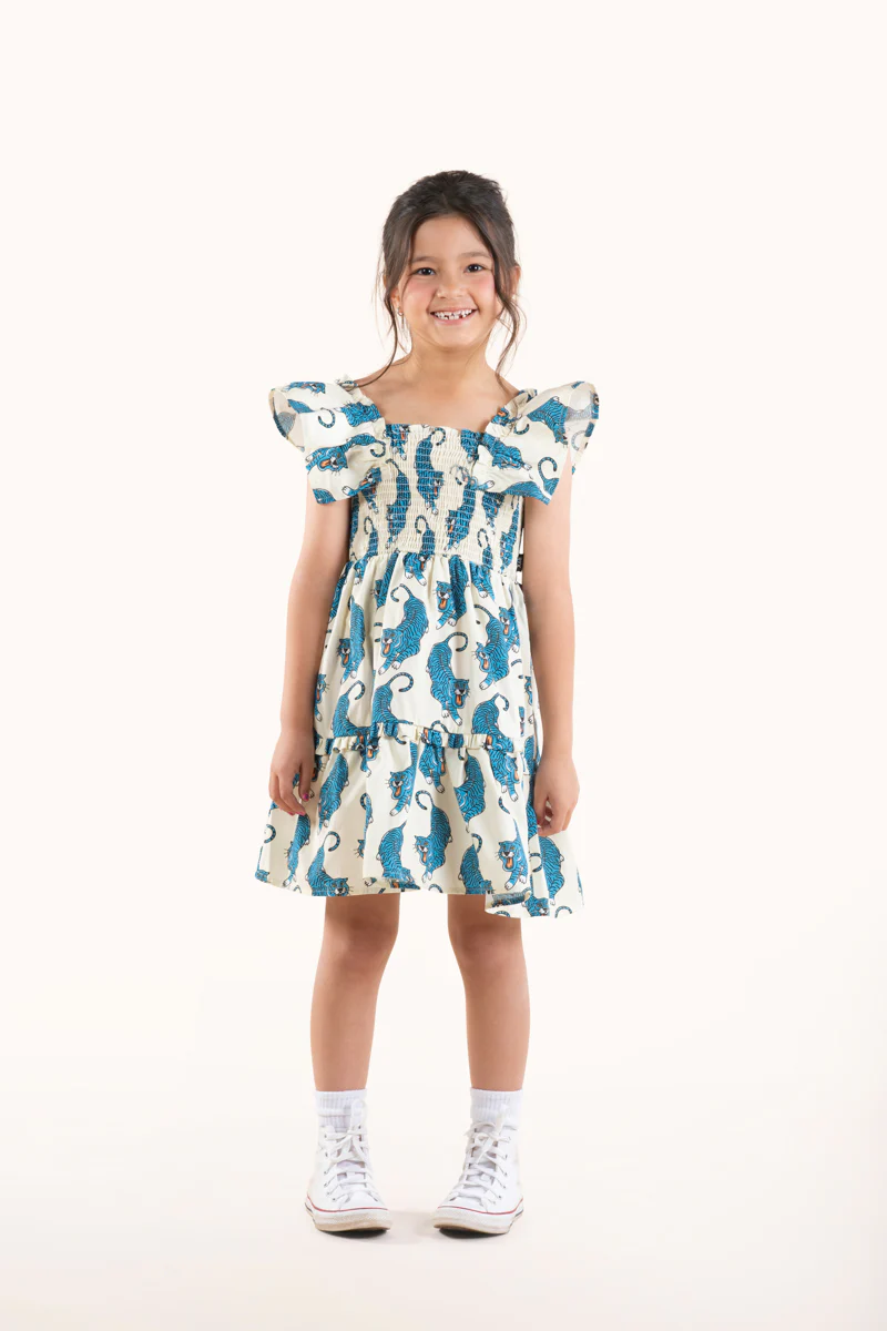 Rock Your Baby Shirred Dress - Go Tiger - Image 5