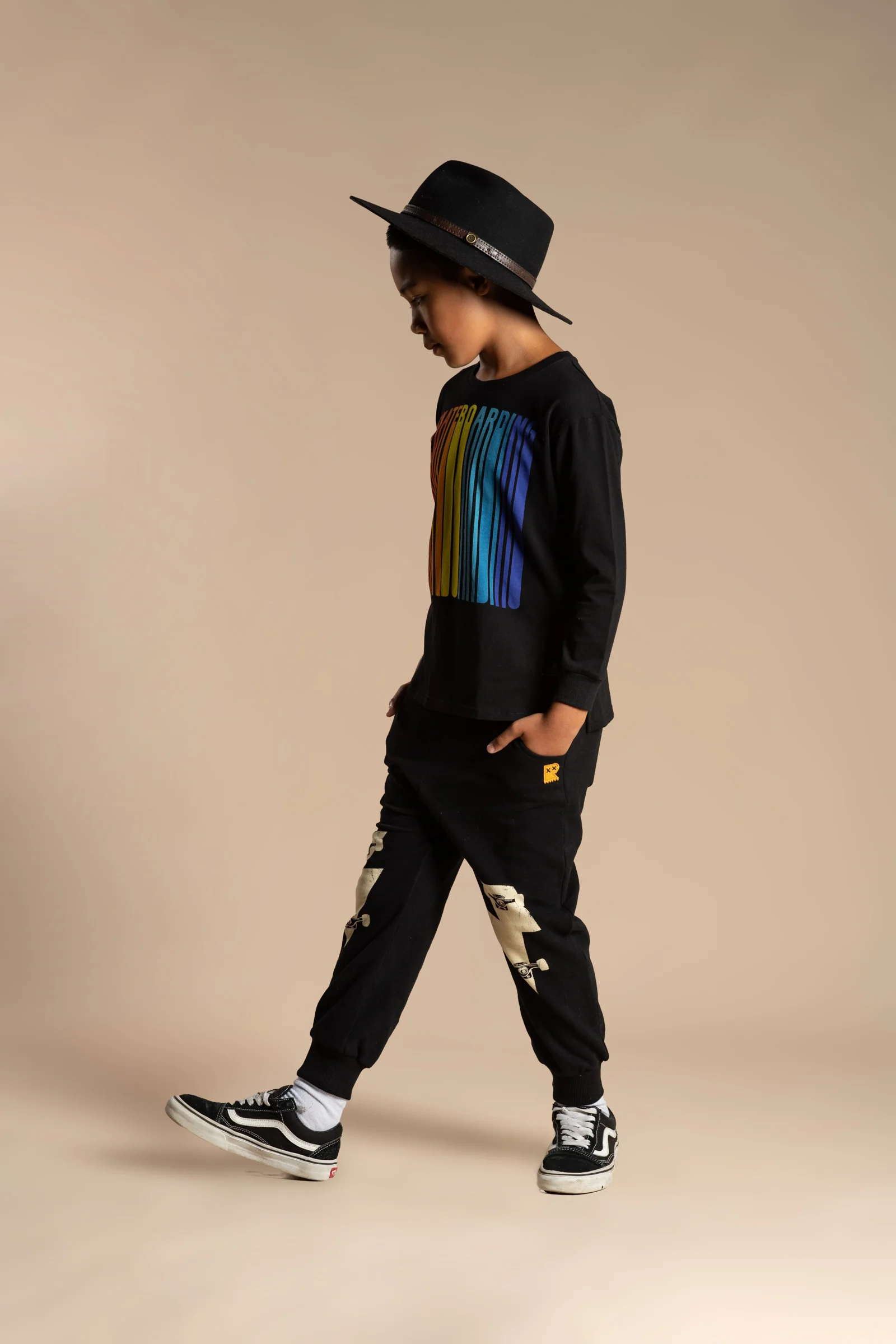 Rock Your Baby Skateboarding Long Sleeve Boxy Fit T-Shirt - Image 4