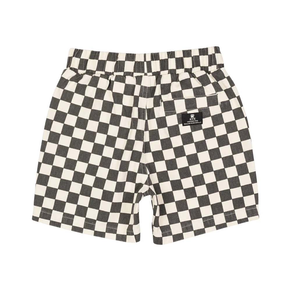 Rock Your Baby Starter Shorts - Charcoal Check - Image 3