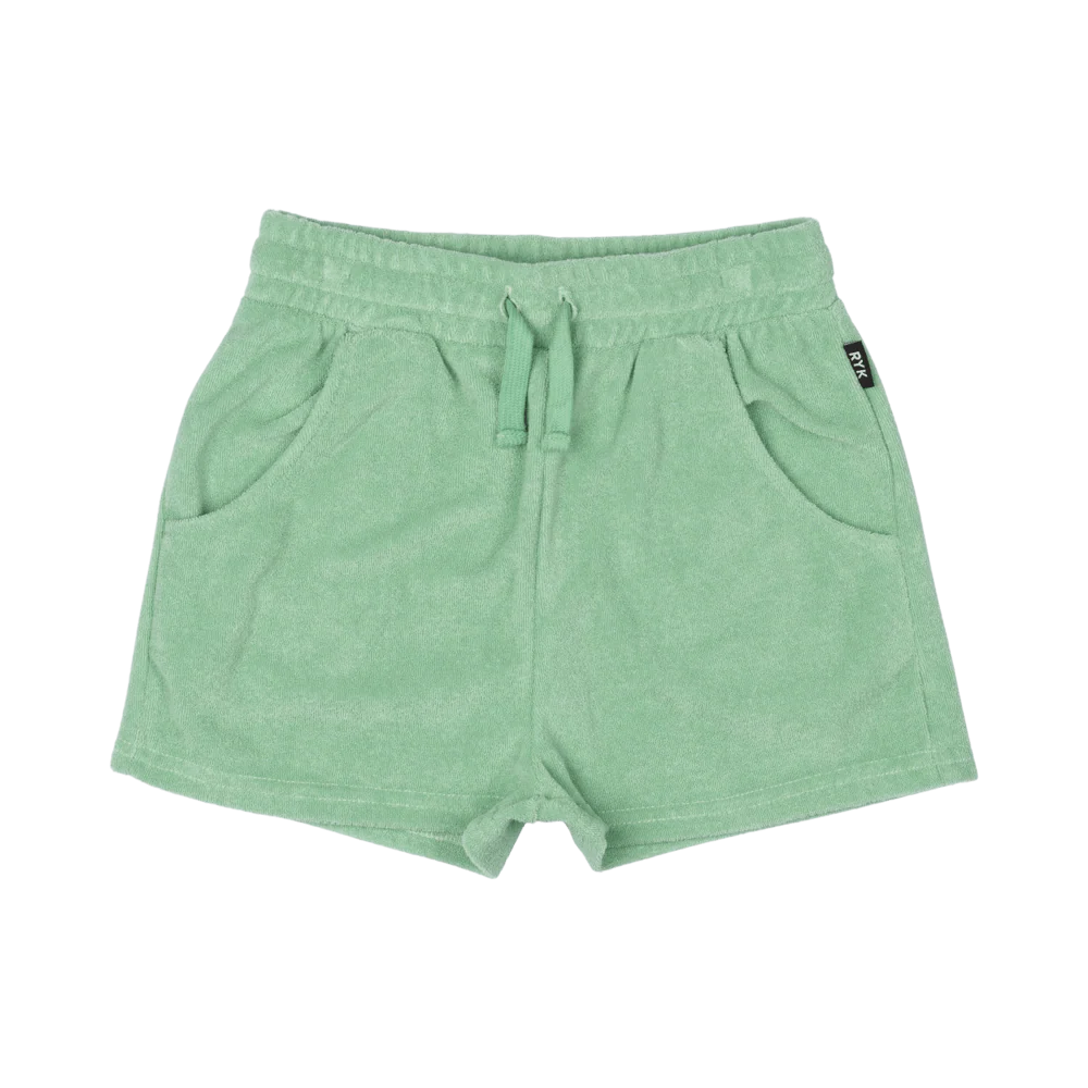 Rock Your Baby Terry Shorts - Green