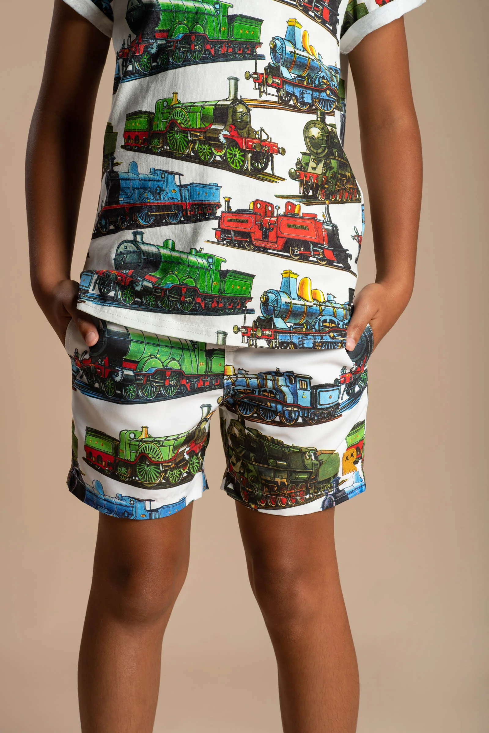 Rock Your Baby Trainspotter Boardies With Mesh Lining - Image 2