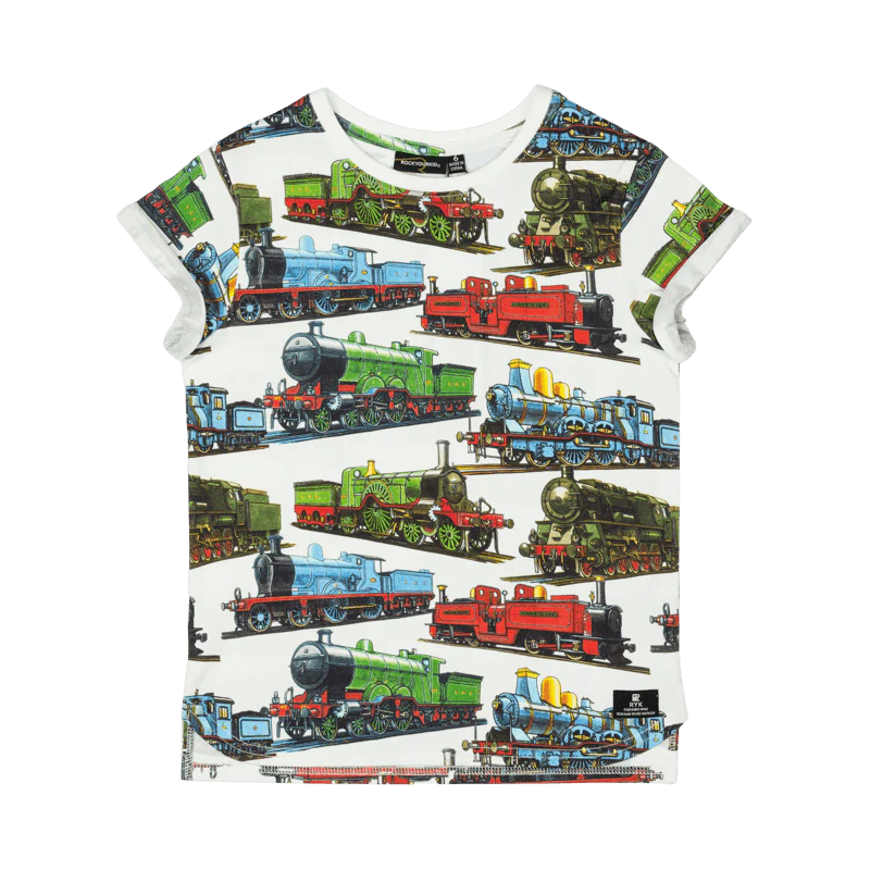 Rock Your Baby Trainspotter Boxy Fit T-Shirt