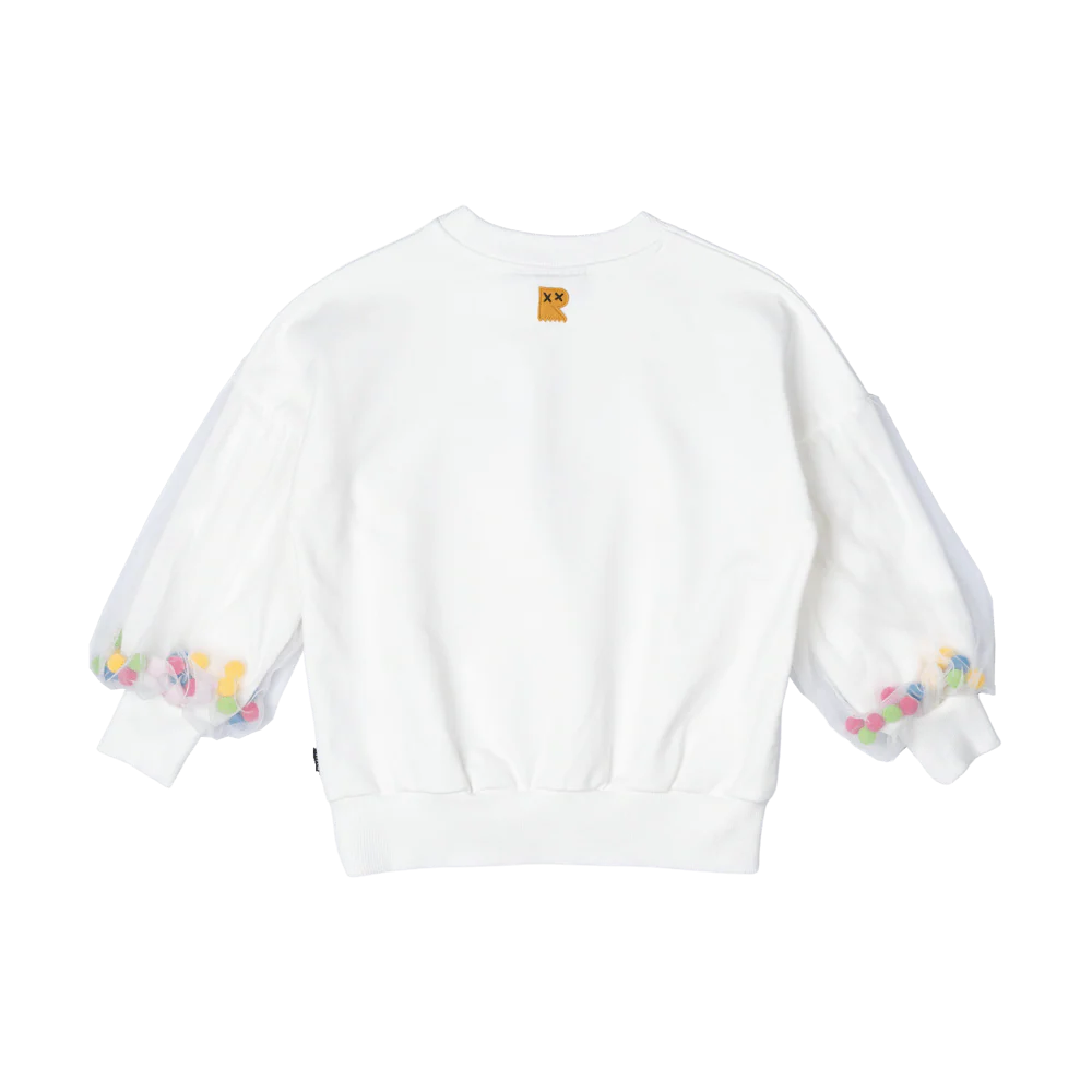 Tulle Sleeve Sweatshirt - Unicorn - Image 6