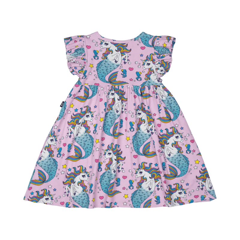 Rock Your Baby Unicorn Mermaids Dress - Image 3