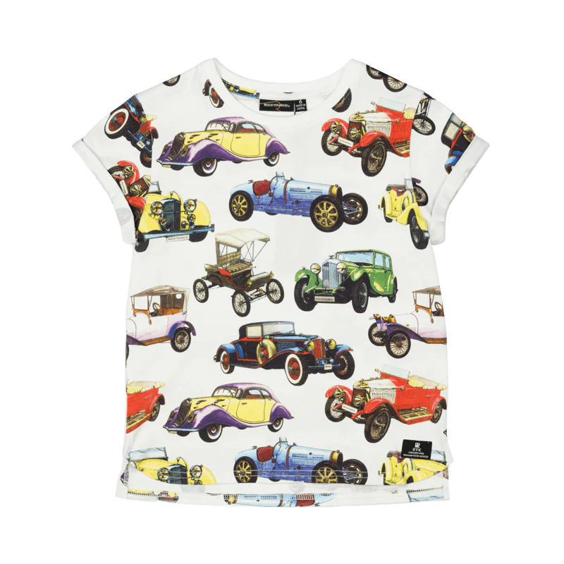 Rock Your Baby Vintage Rally Boxy Fit T-Shirt
